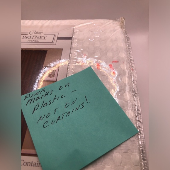 Set/2 White Britney Panel Curtains  55”x84” New Unopened, Original Packaging - Picture 3 of 3